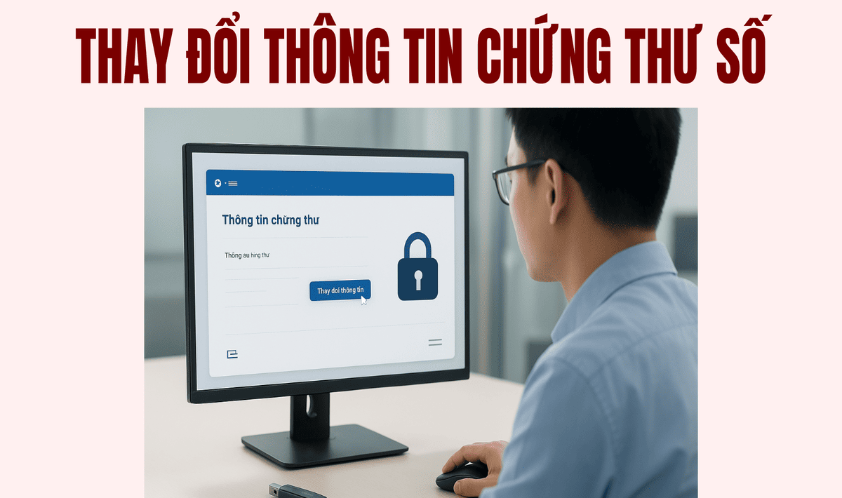 Hỗ trợ thay đổi thông tin chứng thư số